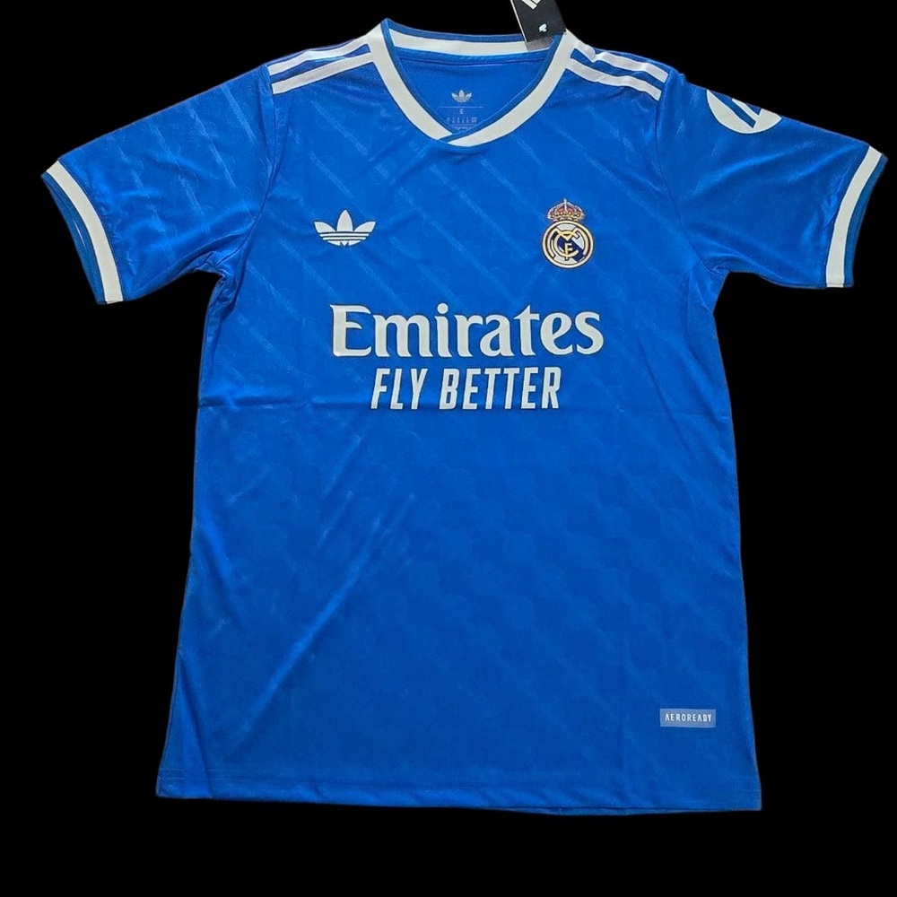 Adidas Blue Real Madrid Adult Jersey